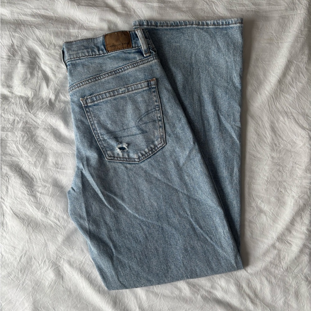 American Eagle Outfitters Light Blue Straight Jeans